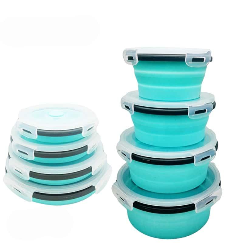 Round Silicone Lunch Box - Trendha