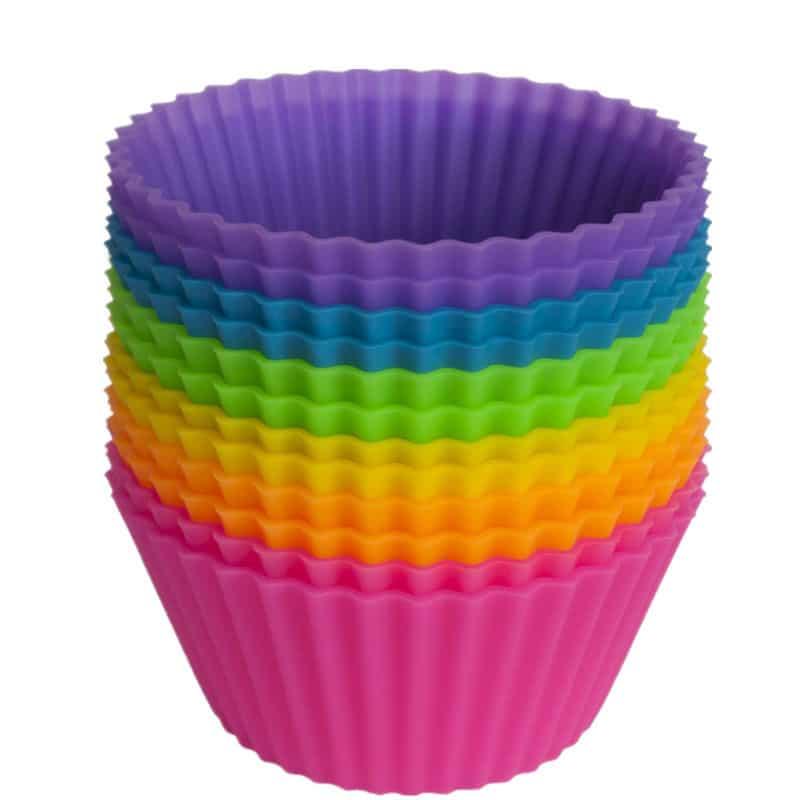 Set Mini Round Silicone Cake Molds