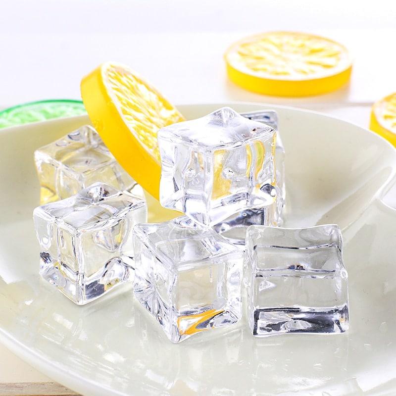 Set of Five Fake Ice Cubes - Trendha