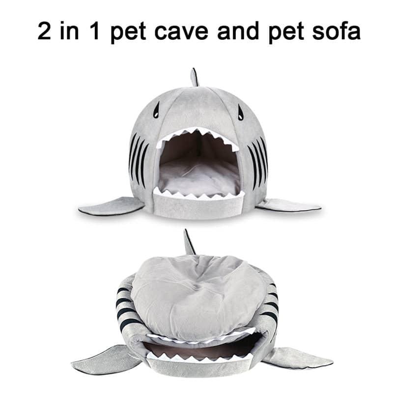 Shark Shaped Bed for Small Pets - Trendha