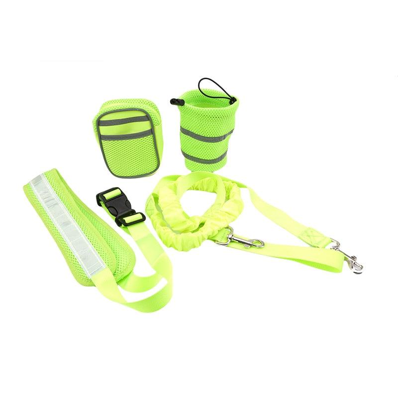 "Shop Now: Elastic Running Leash and Collar Set for Dogs" - Trendha