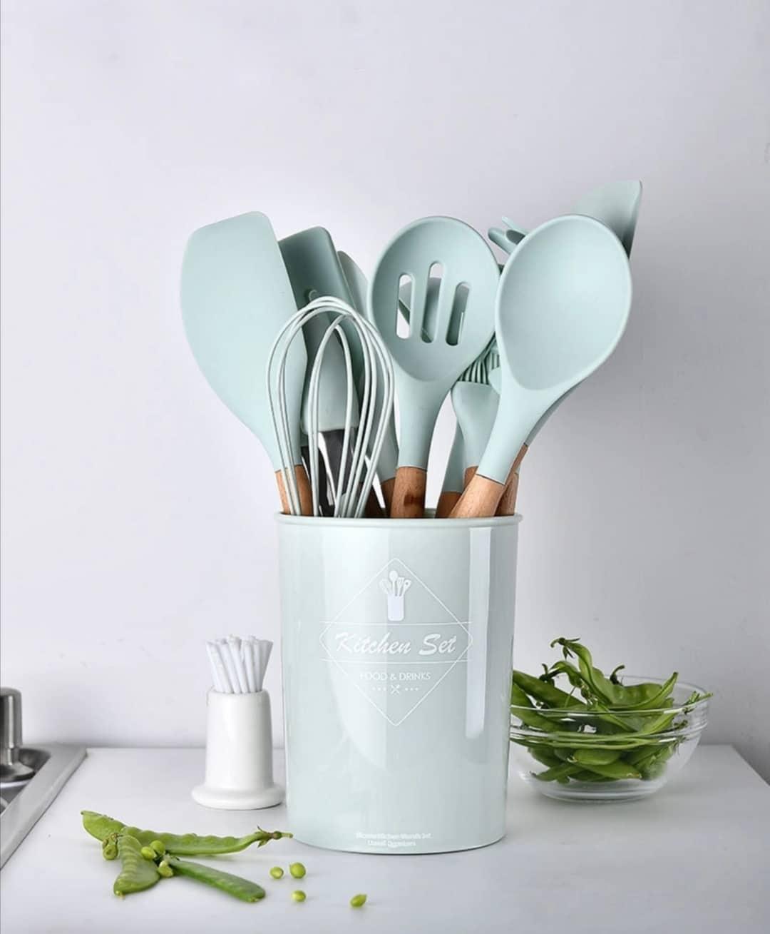 Silicone Cooking Utensils Set - Trendha