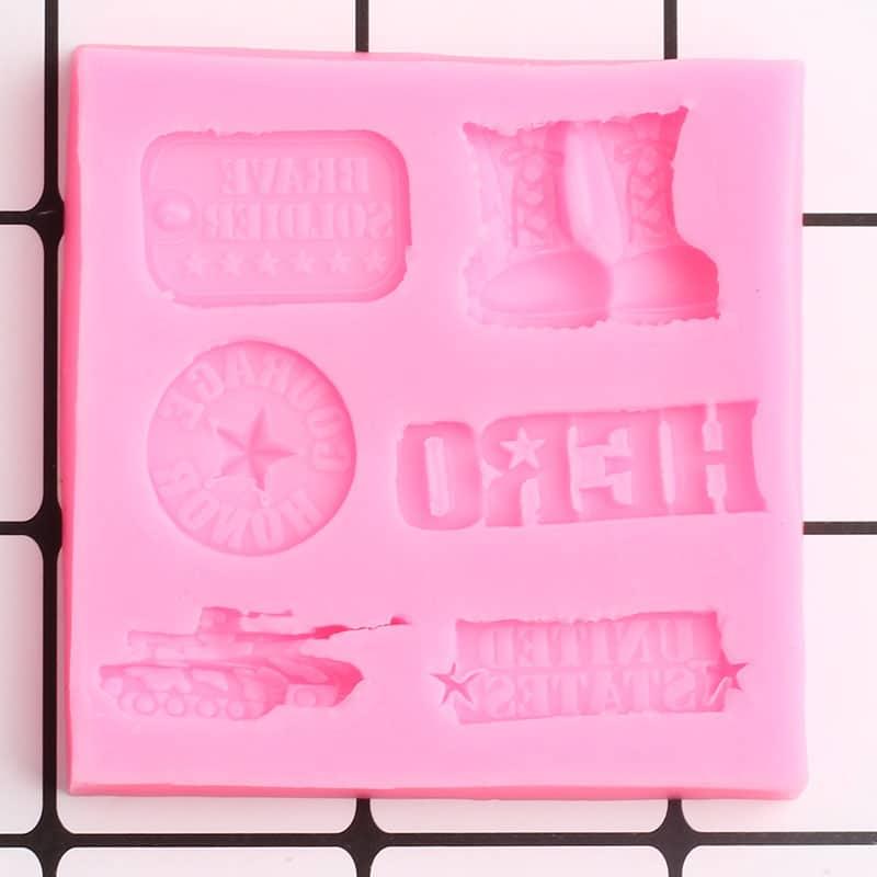 Silicone Mold in Military Style