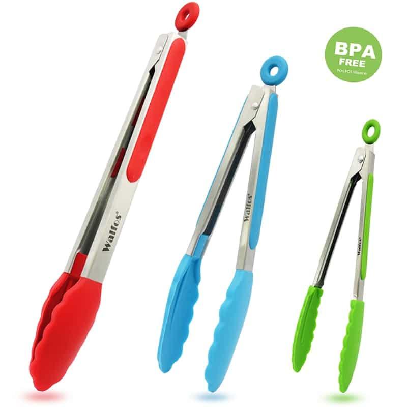 Silicone Serving BBQ Tongs - Trendha
