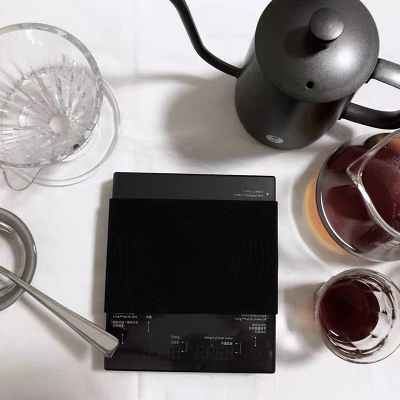Smart Black Coffee Scale with Timer - Trendha