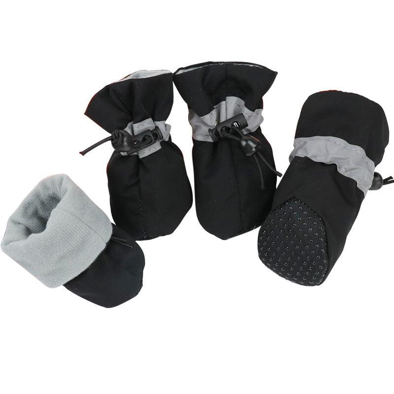 Soft Plush Anti-Slip Winter Shoes for Dogs - Trendha