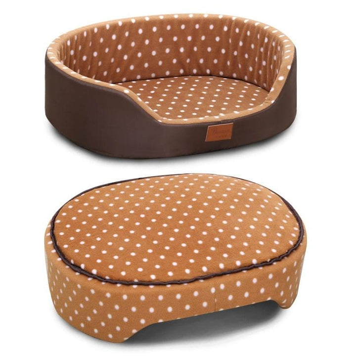 Soft Round Double Sided Bed for Dogs - Trendha