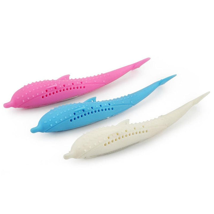 Soft Silicone Catnip Fish Toy - Trendha