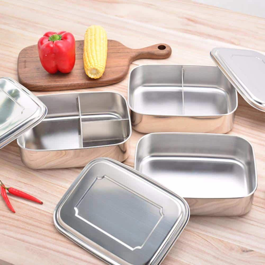 Solid Stainless Steel Lunch Box