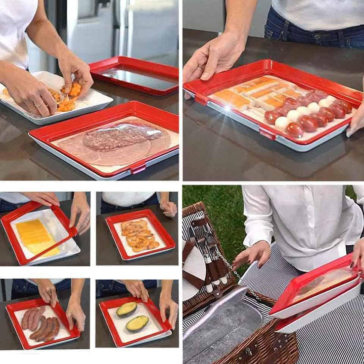 Stackable Food Preservation Tray - Trendha