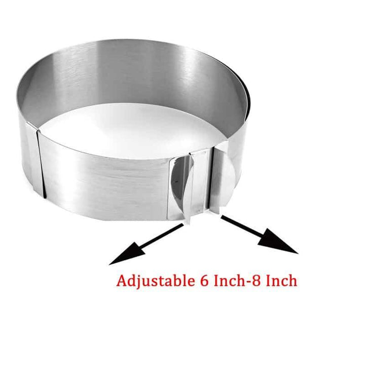 Stainless Steel Adjustable Baking Ring - Trendha