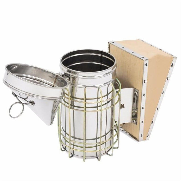 Stainless Steel Beehive Smoker with Heat Shield - Trendha