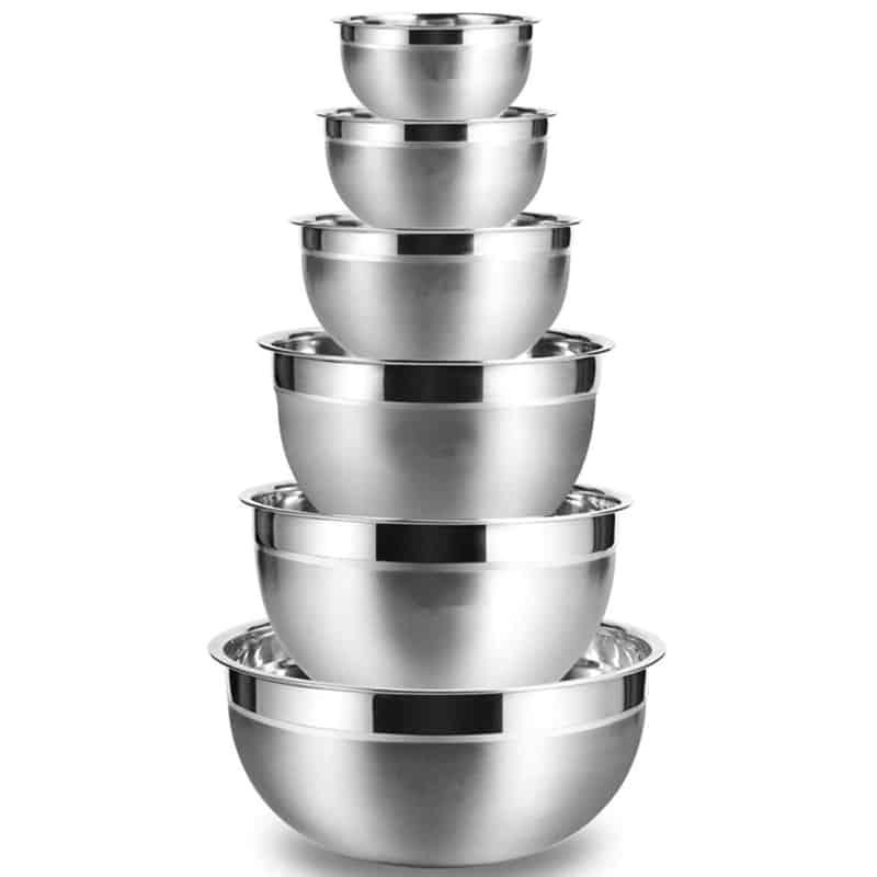 Stainless Steel Mixing Bowl 6 Pcs Set