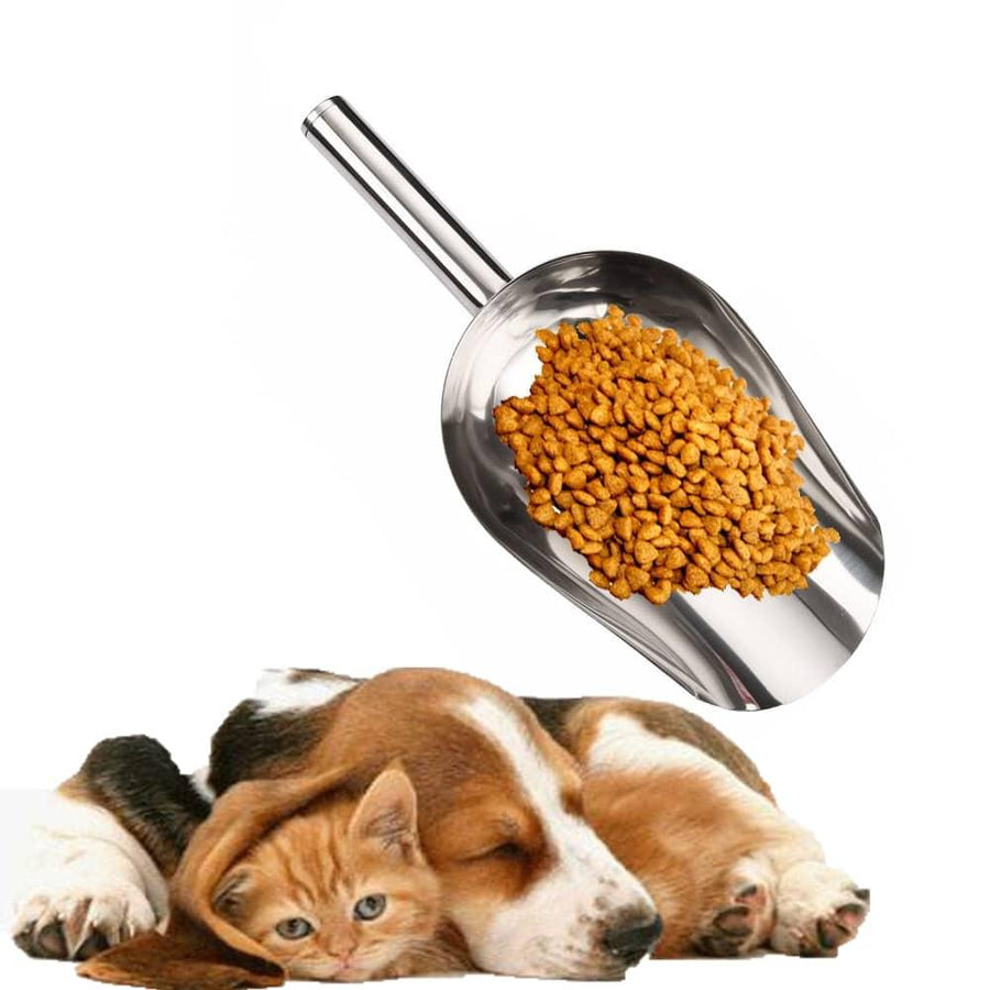 Stainless Steel Pet Food Shovel - Trendha