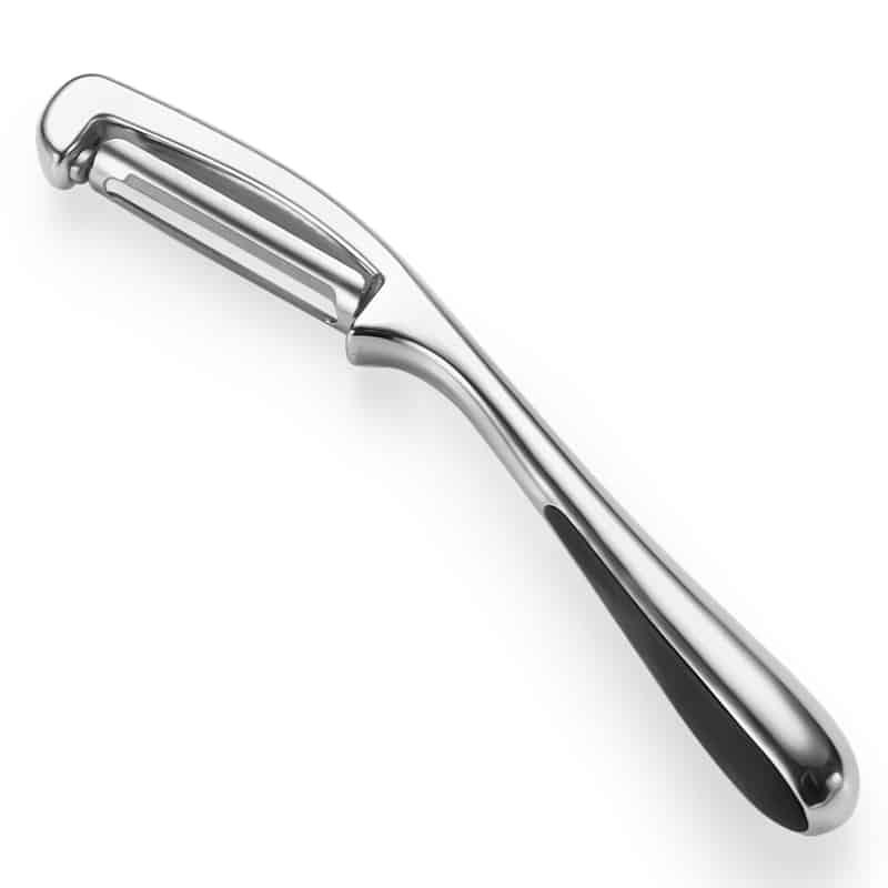 Stainless Steel Potato Peeler in Silver - Trendha