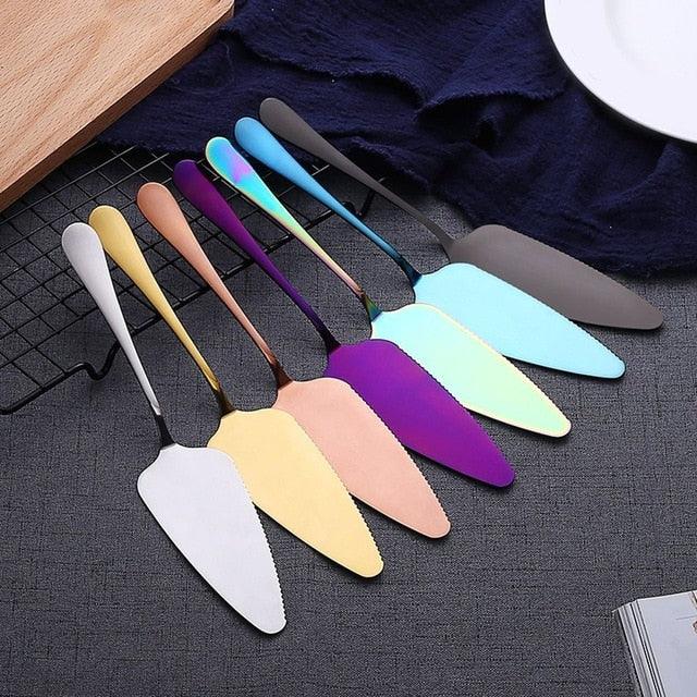 Stainless Steel Serrated Edge Cutter Spatula - Trendha