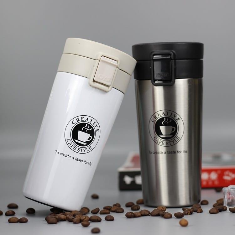 Stainless Steel Travel Vacuum Coffee Cup - Trendha