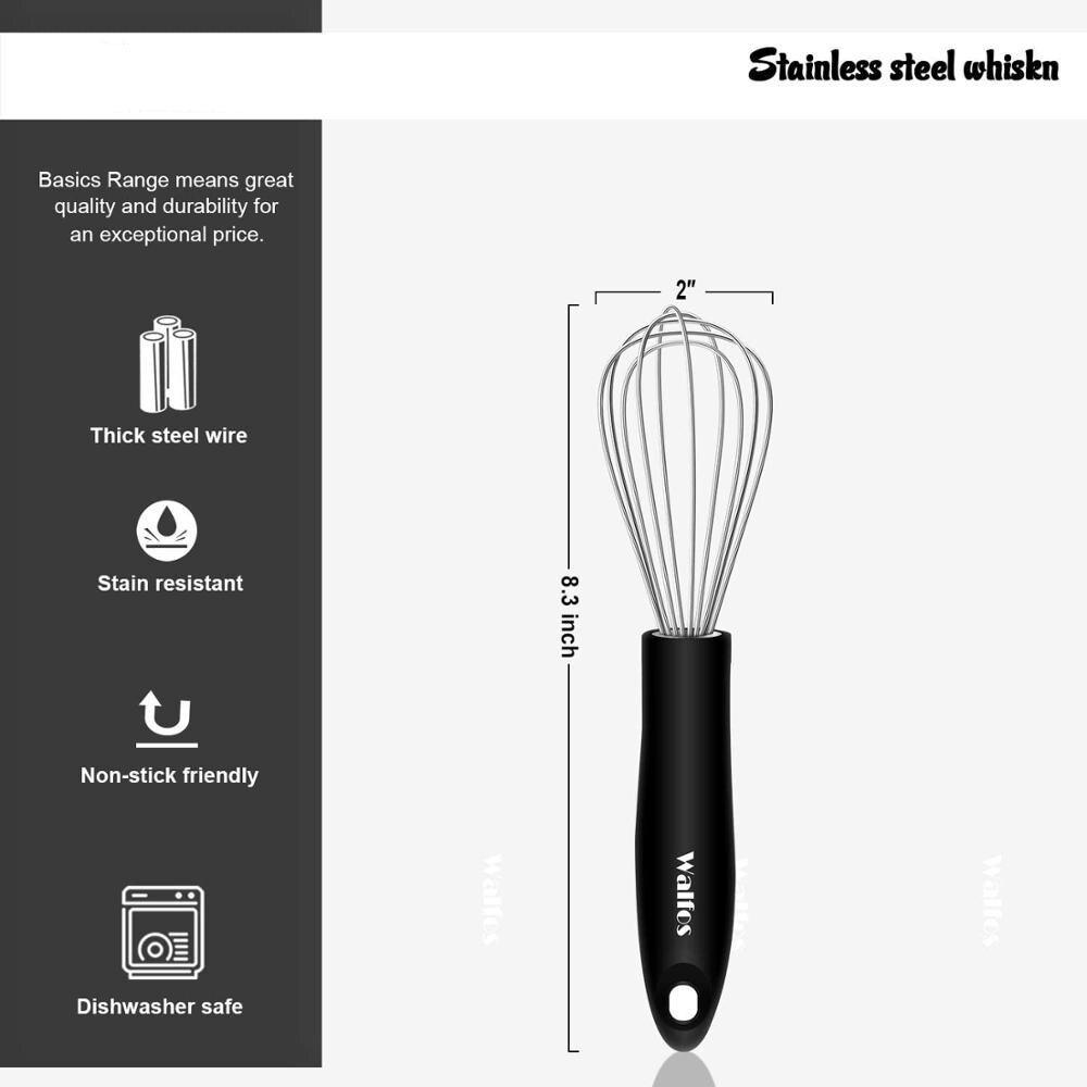 Stainless Steel Wire Manual Whisks 3 pcs Set - Trendha