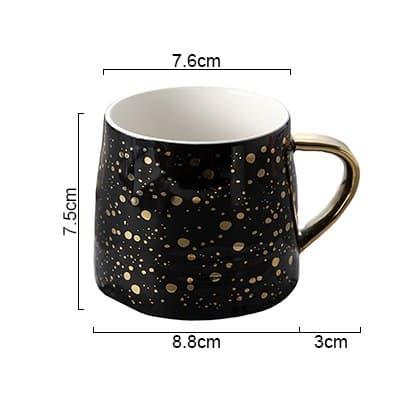 Starry Sky Patterned Ceramic Coffee Mug - Trendha