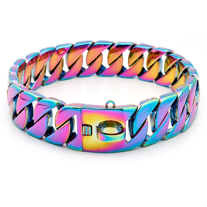 Strong Chain Styled Dog Collar - Trendha