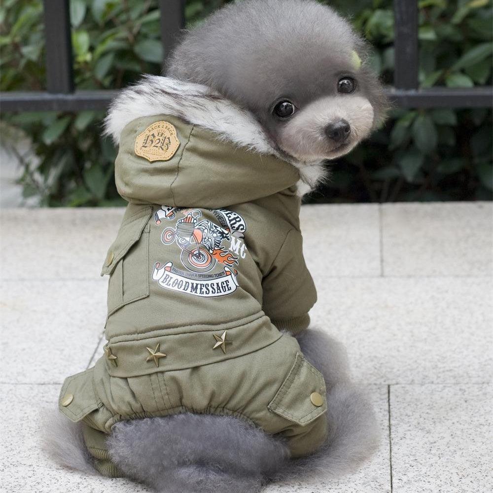 Stylish Comfortable Winter Dog's Jumpsuit - Trendha