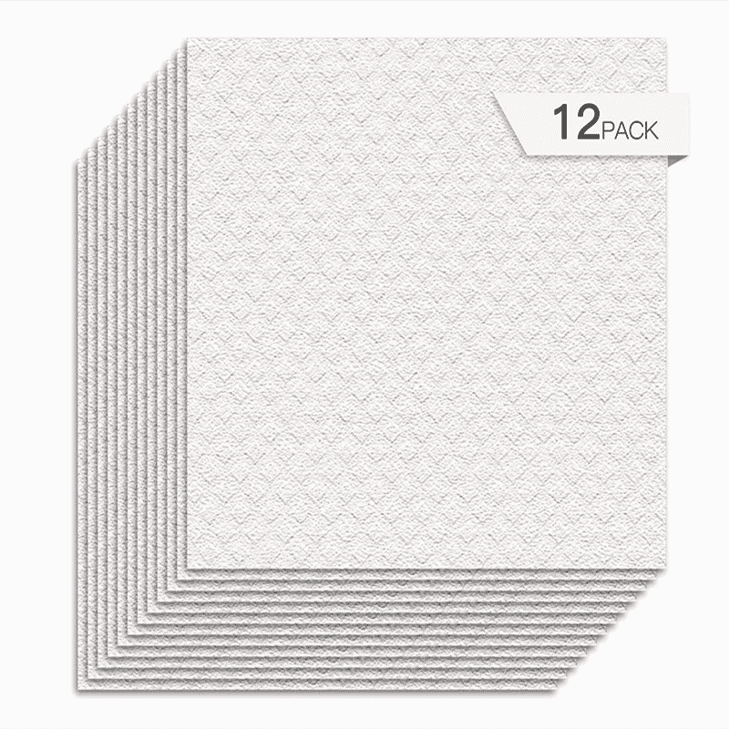 Sustainable Cellulose Dish Towel 12 Pcs Set