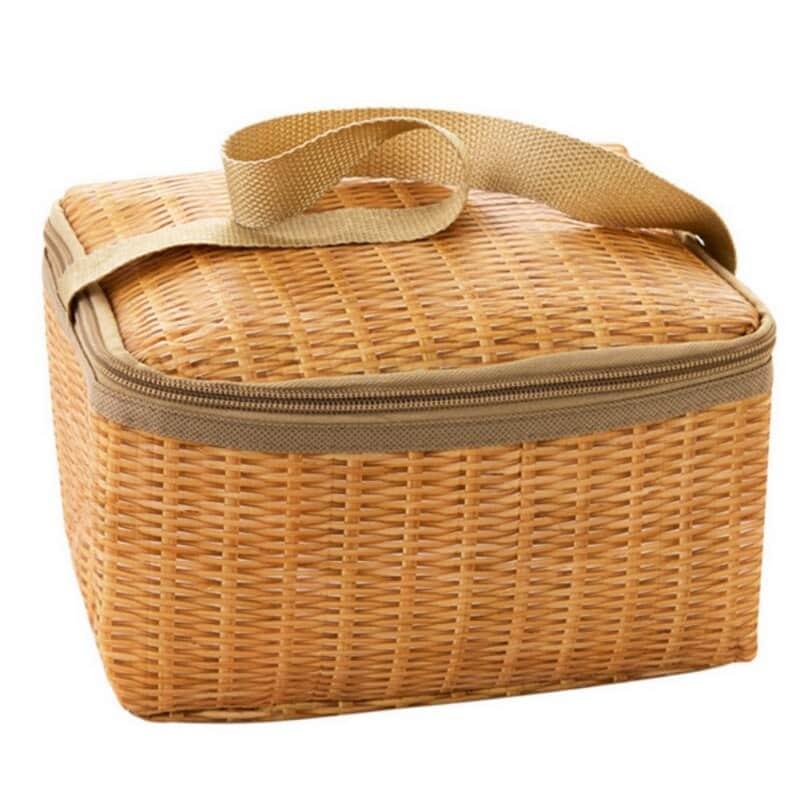 Thermal Insulation Rattan Lunch Bags - Trendha