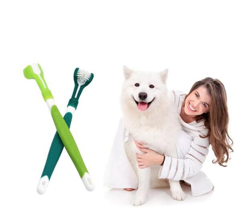 Three-Head Dog Toothbrush - Trendha