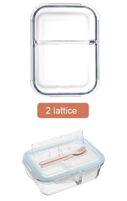 Transparent Design Glass Lunch Box - Trendha