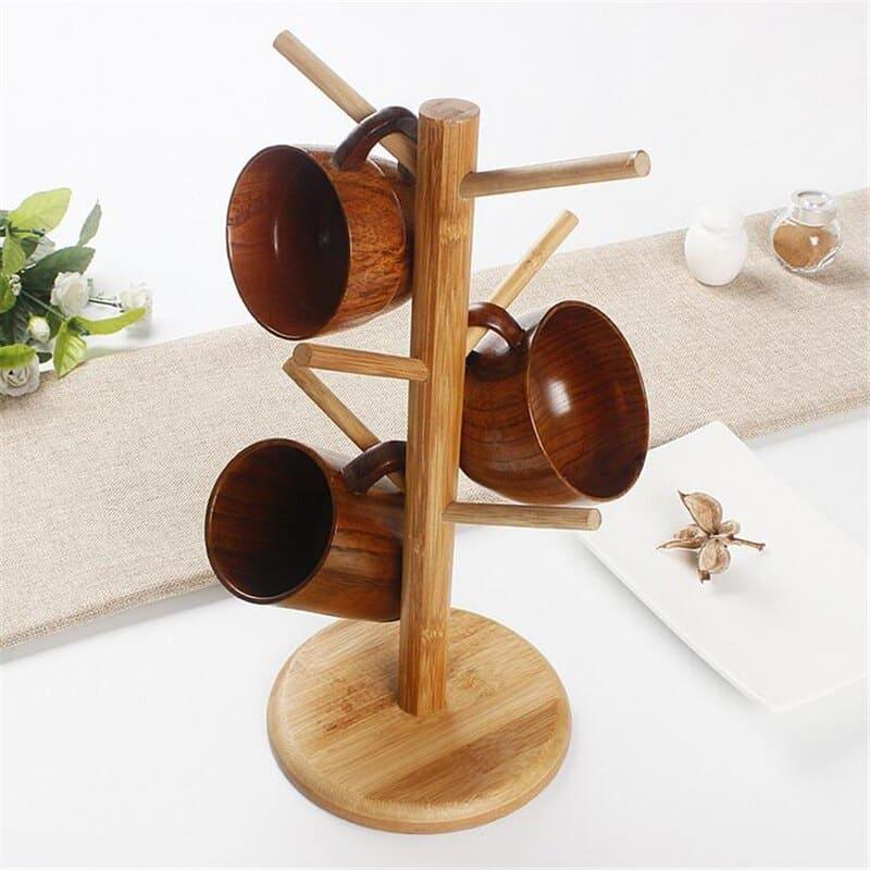 Tree Shaped Wooden Cup Holders - Trendha