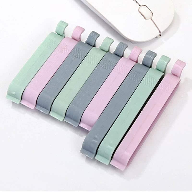 Twelve Plastic Bag Clips - Trendha