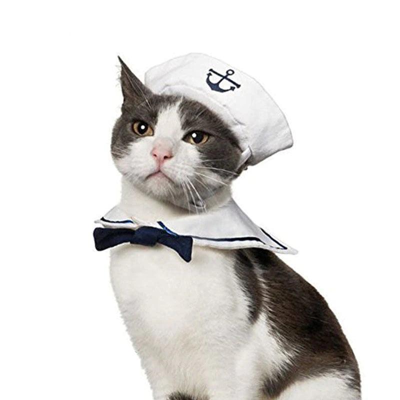 Two-Piece White Cat's Costume - Trendha