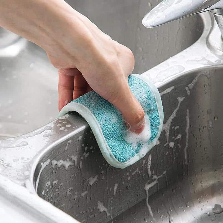 Two Sided Absorbent Sponge Kitchen Cleaning Cloths 1/3 pcs Set - Trendha
