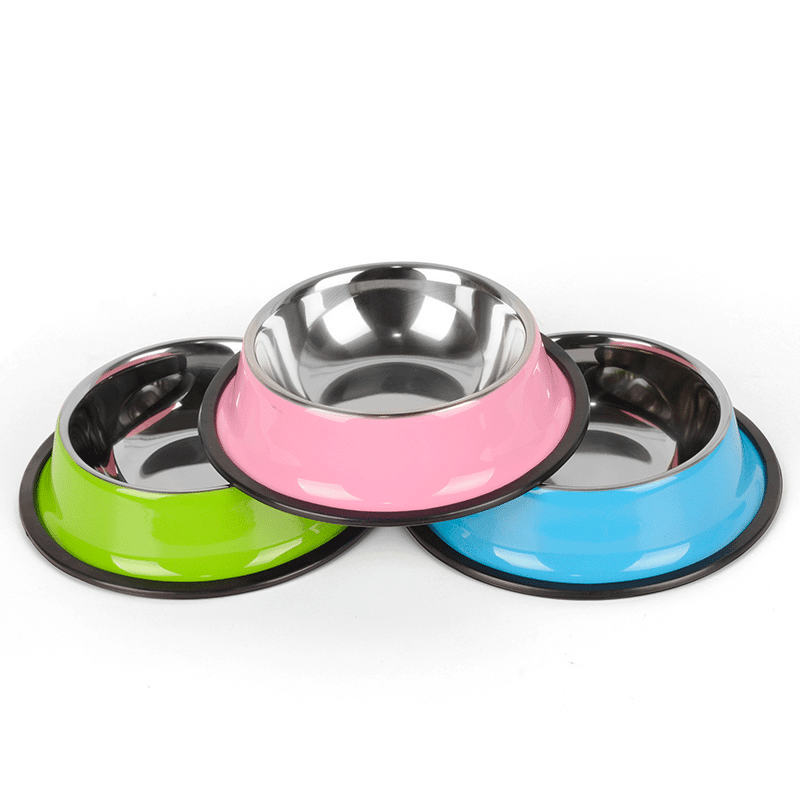 Universal Convenient Stainless Steel Pet's Feeding Bowl - Trendha
