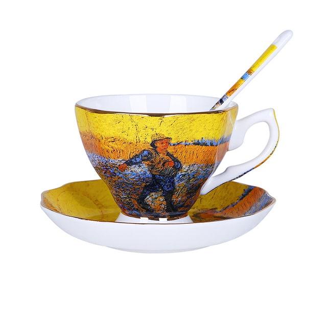 Van Gogh Art Painting Tableware Set 3 pcs - Trendha
