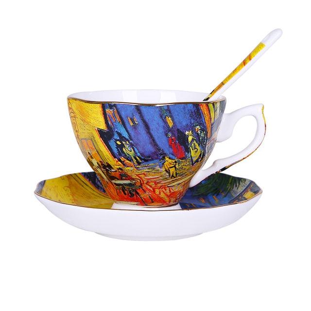 Van Gogh Art Painting Tableware Set 3 pcs - Trendha