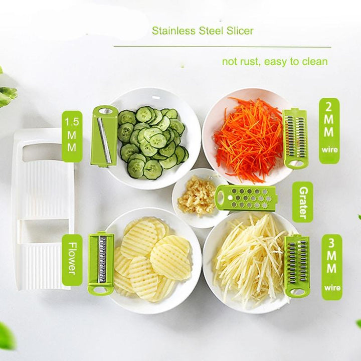 Vegetable Slicer with Five Blades - Trendha