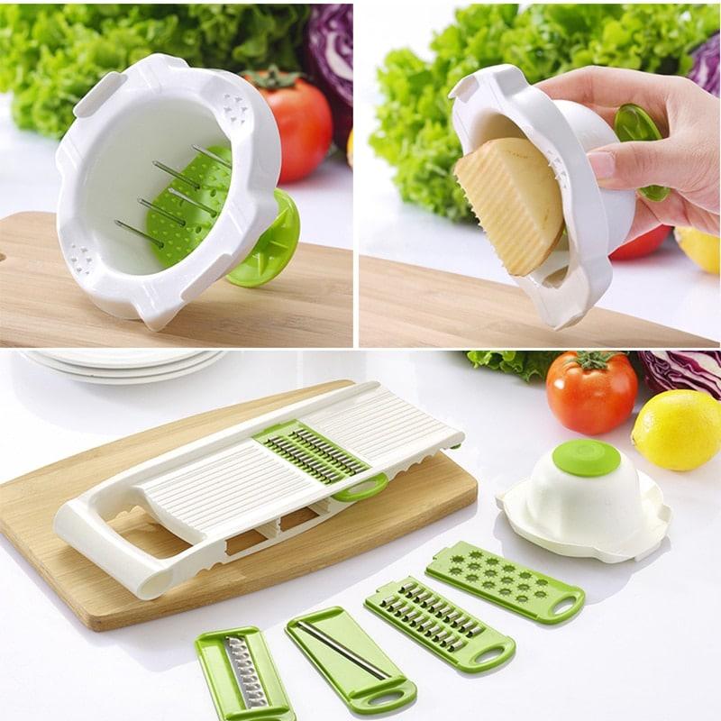 Vegetable Slicer with Five Blades - Trendha