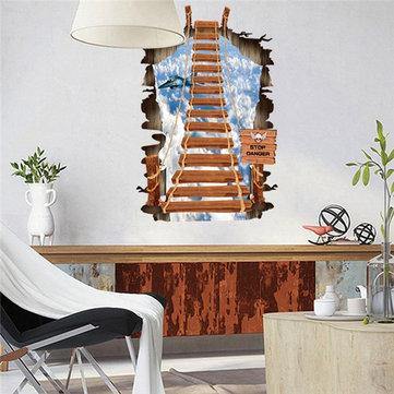 3D Removable Dream Ladder Wall Decal Wall Stickers Home Wall Background Decoration - Trendha