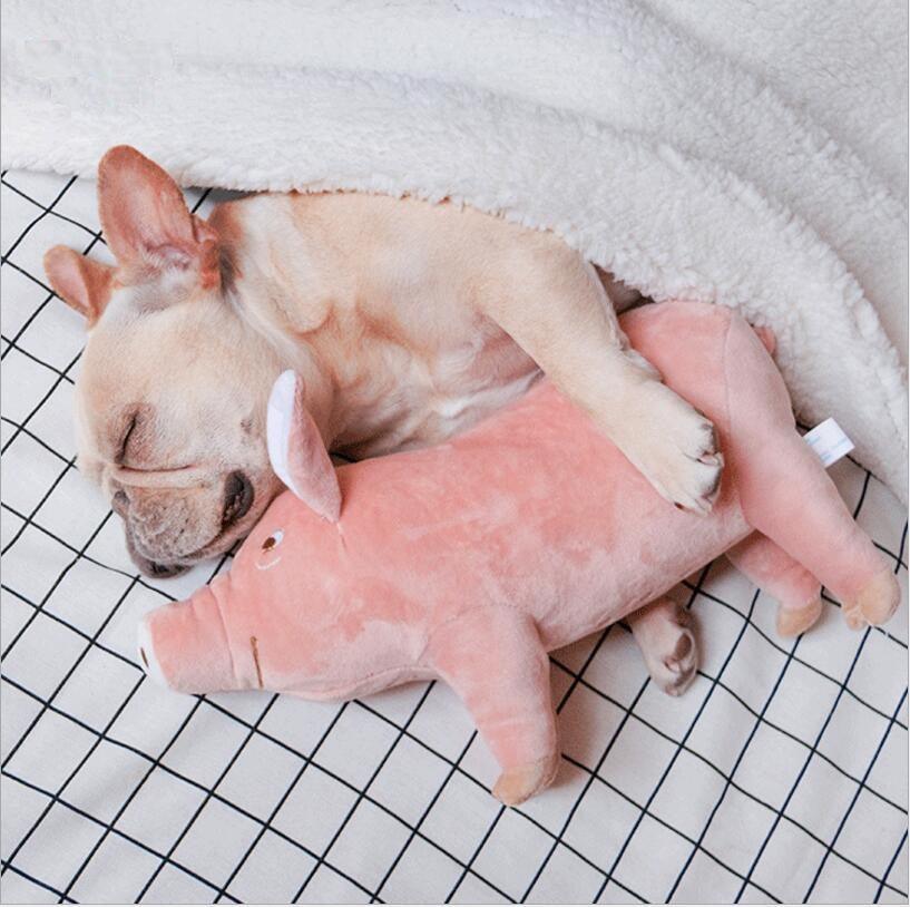 Warm and Soft Pig Shaped Toys for Dogs for Sleeping - Trendha