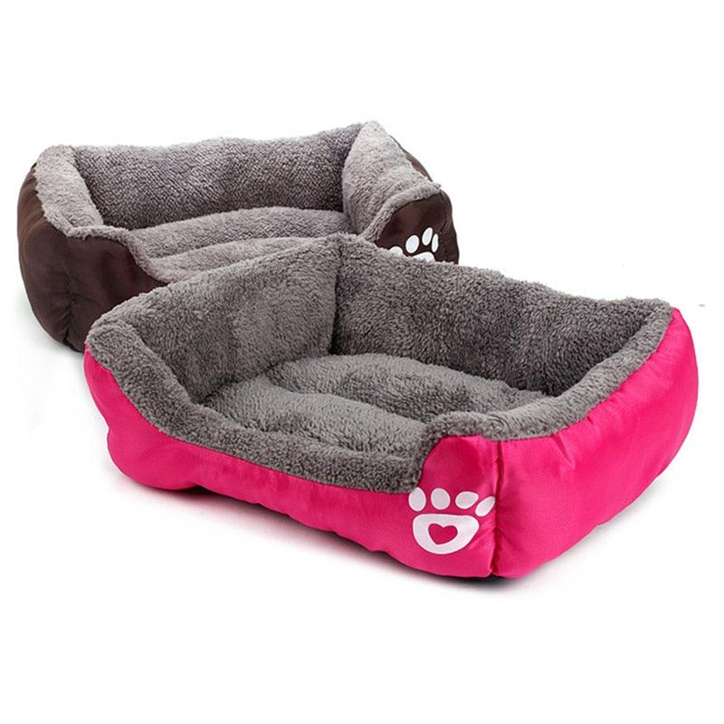 Warm Waterproof Fleece Pet Bed - Trendha