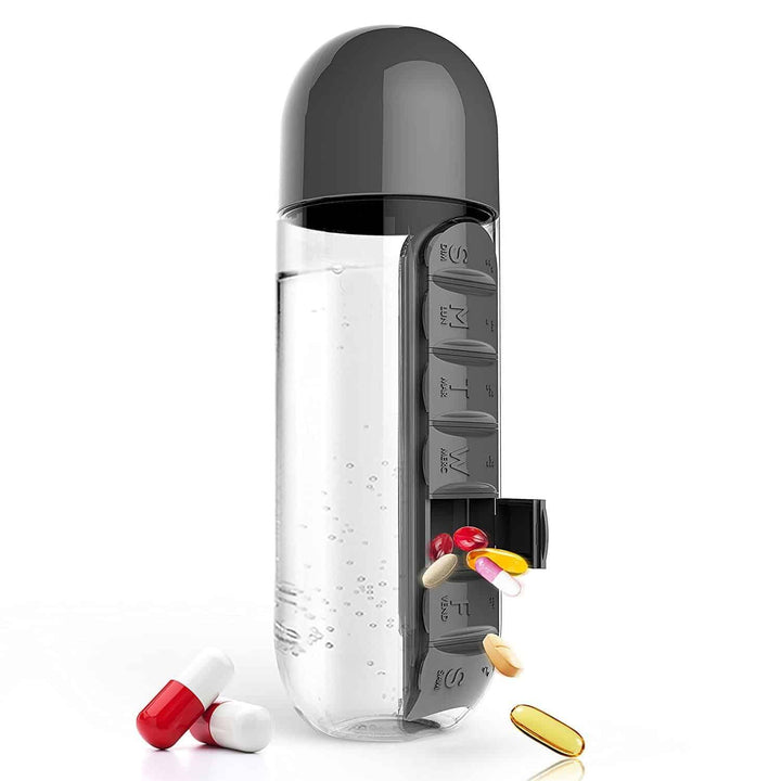 Water Bottles with Pill Boxes - Trendha