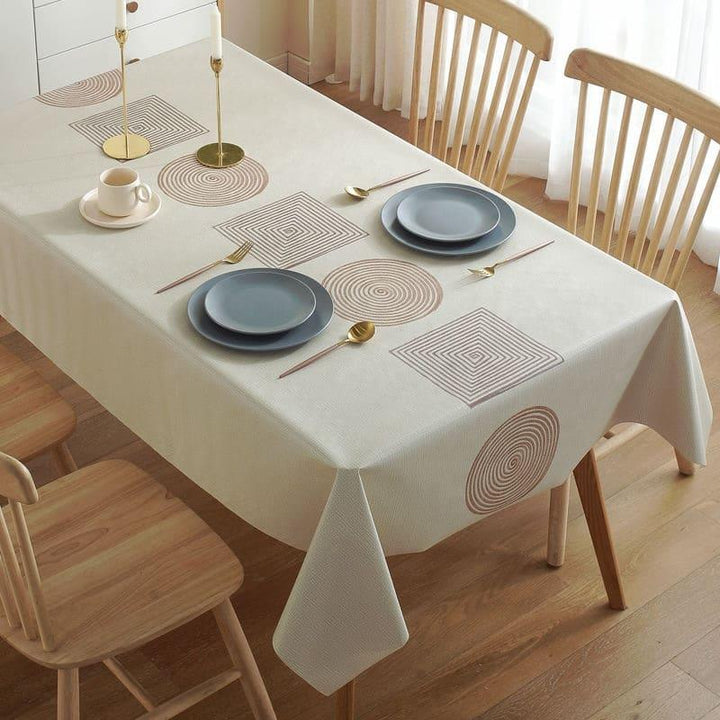 Waterproof PVC Nordic Style Tablecloth - Trendha