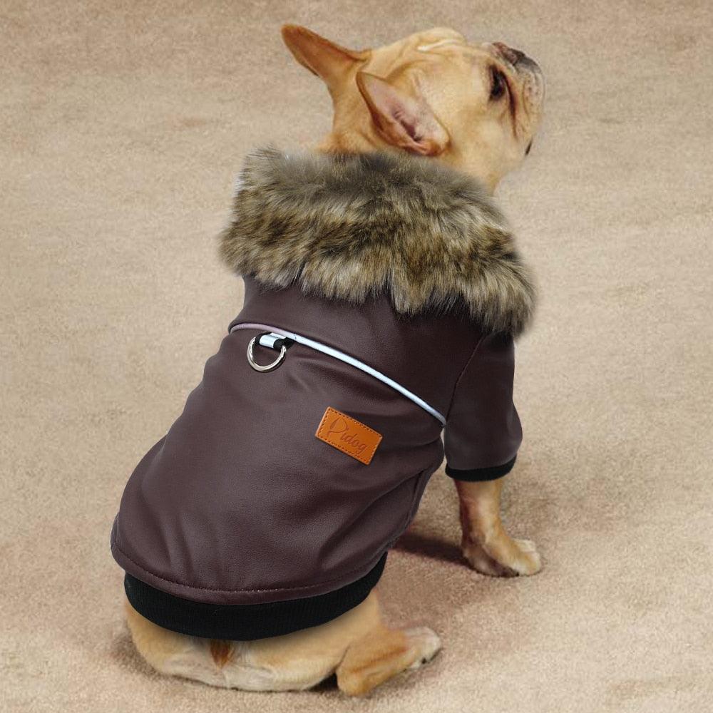 Waterproof Solid Color Dog Jacket - Trendha