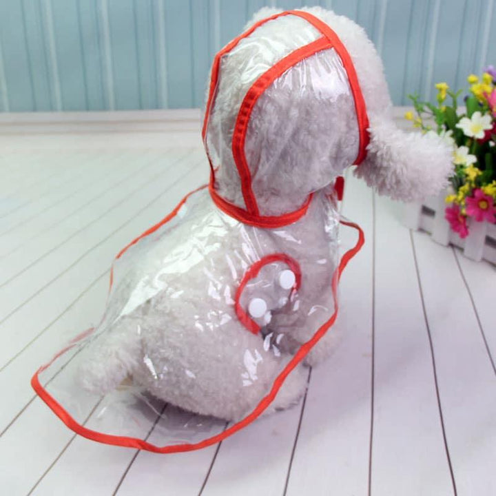 Waterproof Transparent Dog Raincoat - Trendha