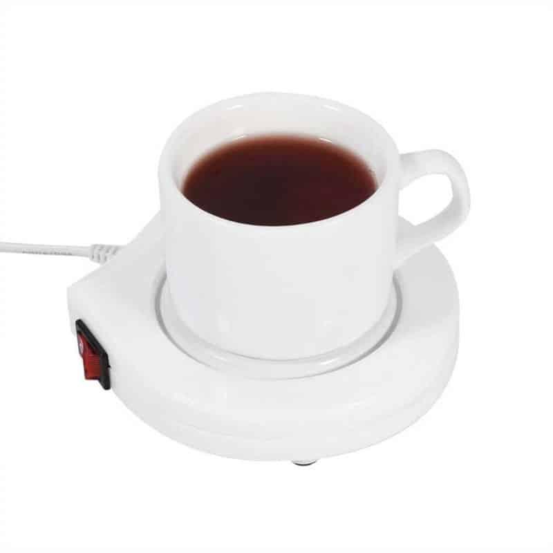 White Electric Coffee Mug Warmer - Trendha