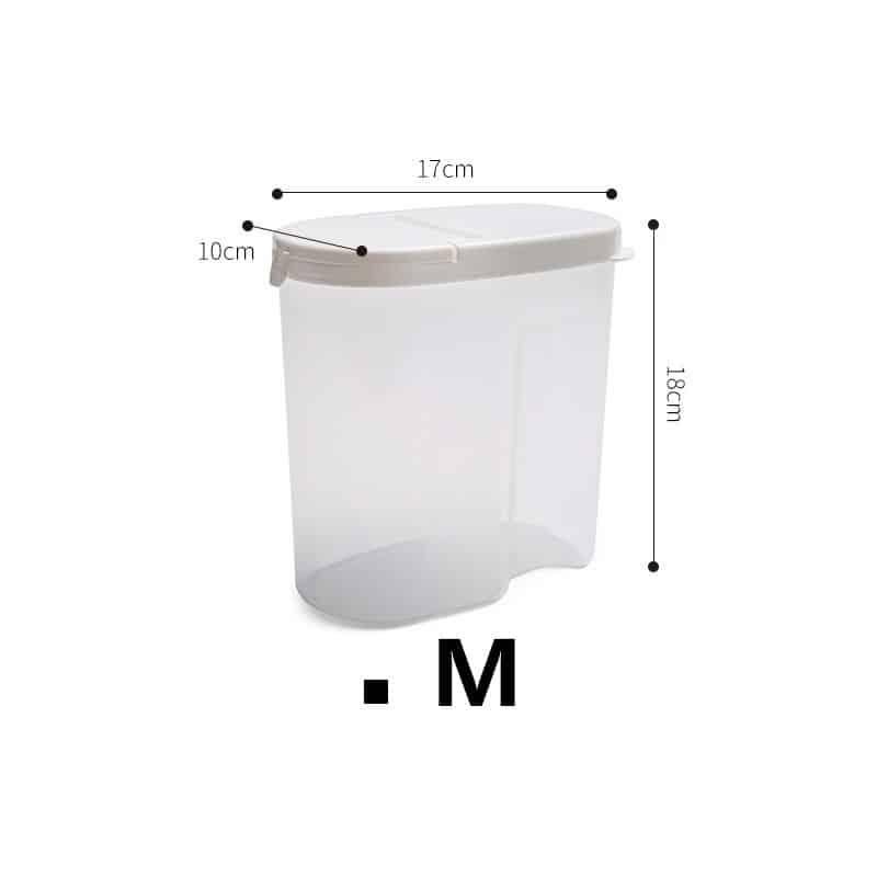 White Lid Leakproof Food Storage Container - Trendha