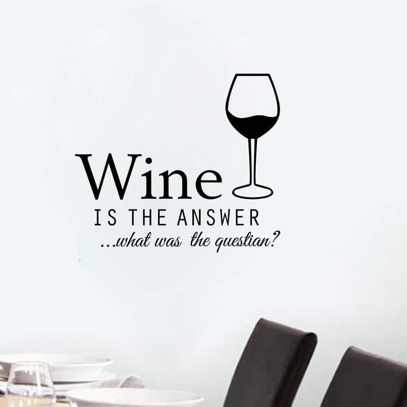 Wine Wall Sticker - Trendha