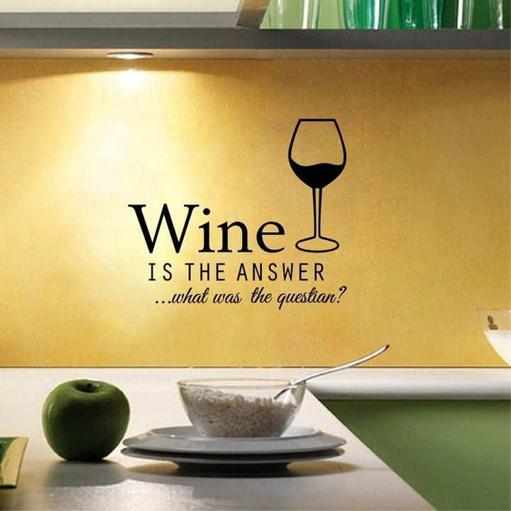 Wine Wall Sticker - Trendha