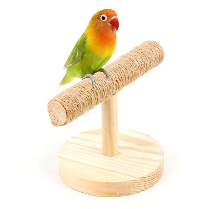Wood and Sisal Bird's Perch - Trendha